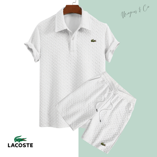 LACOSTE | Ensemble polo et short premium – Édition limitée